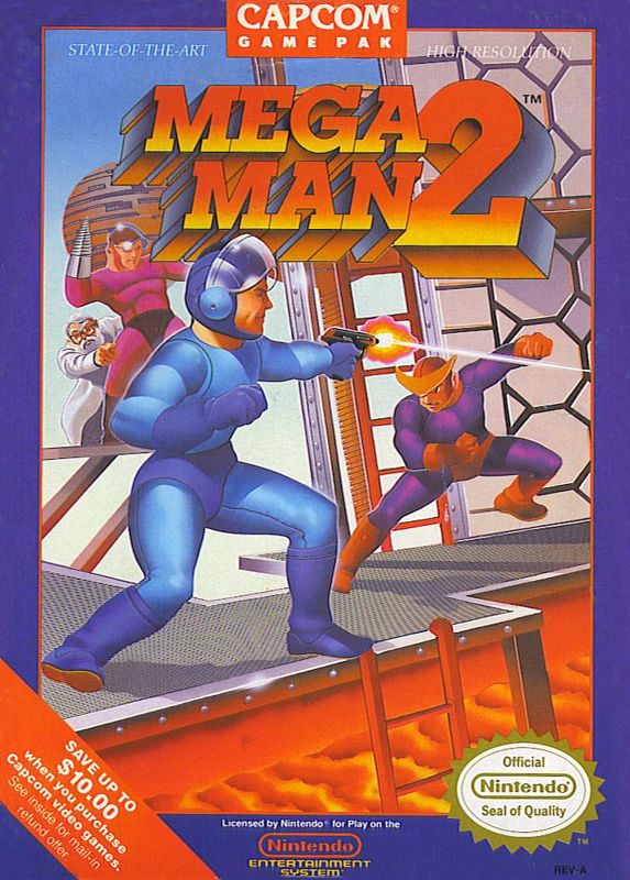 Front Cover for Mega Man 2 (NES)