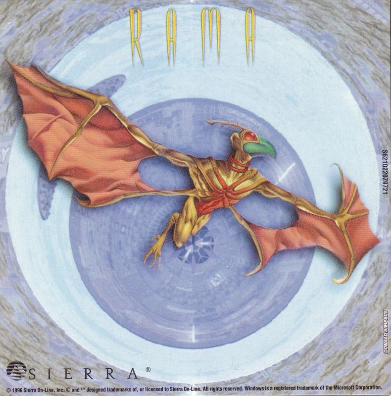 Other for Rama (DOS and Windows) (Sierra Originals release): Cardboard Sleeve - Back