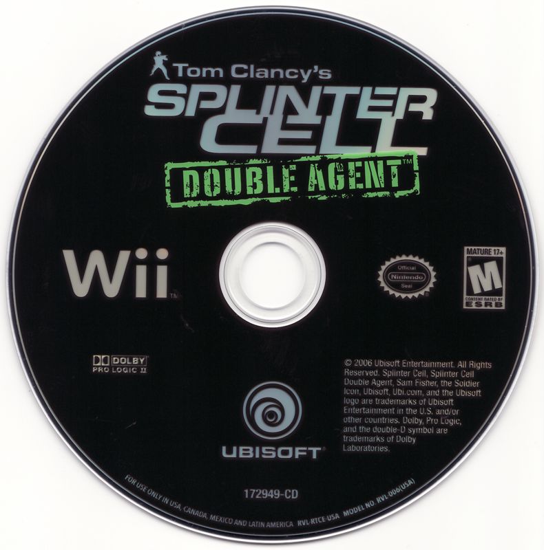 Media for Tom Clancy's Splinter Cell: Double Agent (Wii)