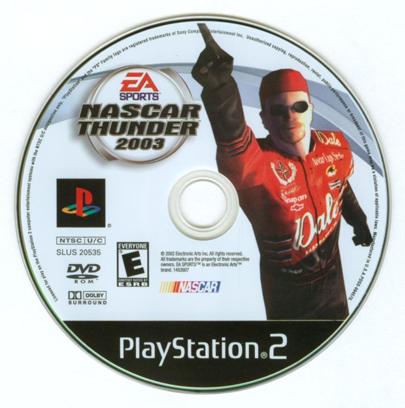 Media for NASCAR Thunder 2003 (PlayStation 2)