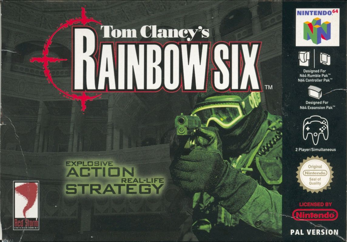 Front Cover for Tom Clancy's Rainbow Six (Nintendo 64)