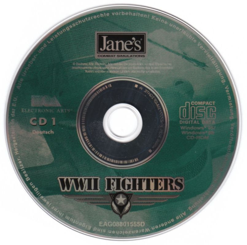 Media for Jane's Combat Simulations: WWII Fighters (Windows): Disc 1