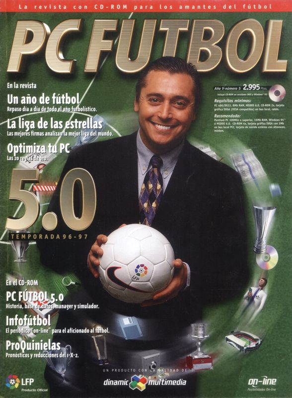 Front Cover for PC Fútbol 5.0 (DOS and Windows)