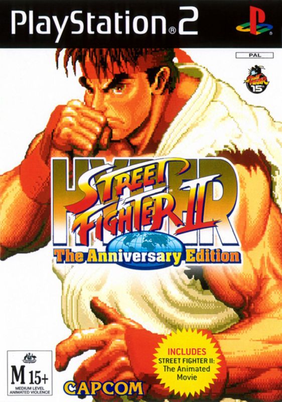 Front Cover for Hyper Street Fighter II: The Anniversary Edition (PlayStation 2)