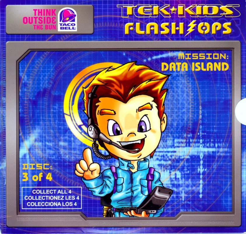 Front Cover for Tek-Kids Flash-Ops: Mission: Data Island (Windows) (Promotional Sleeve)