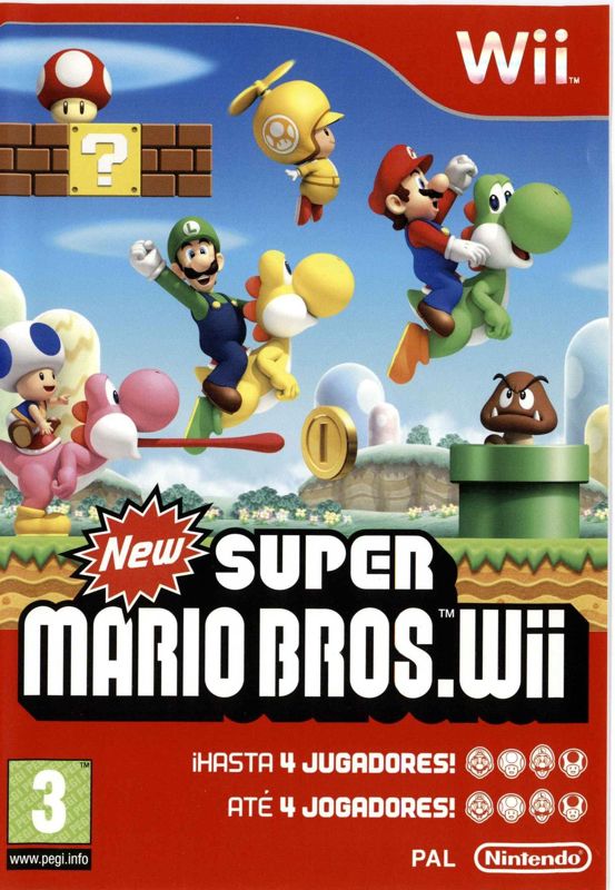 Front Cover for New Super Mario Bros. Wii (Wii)