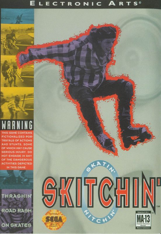 Front Cover for Skitchin' (Genesis)