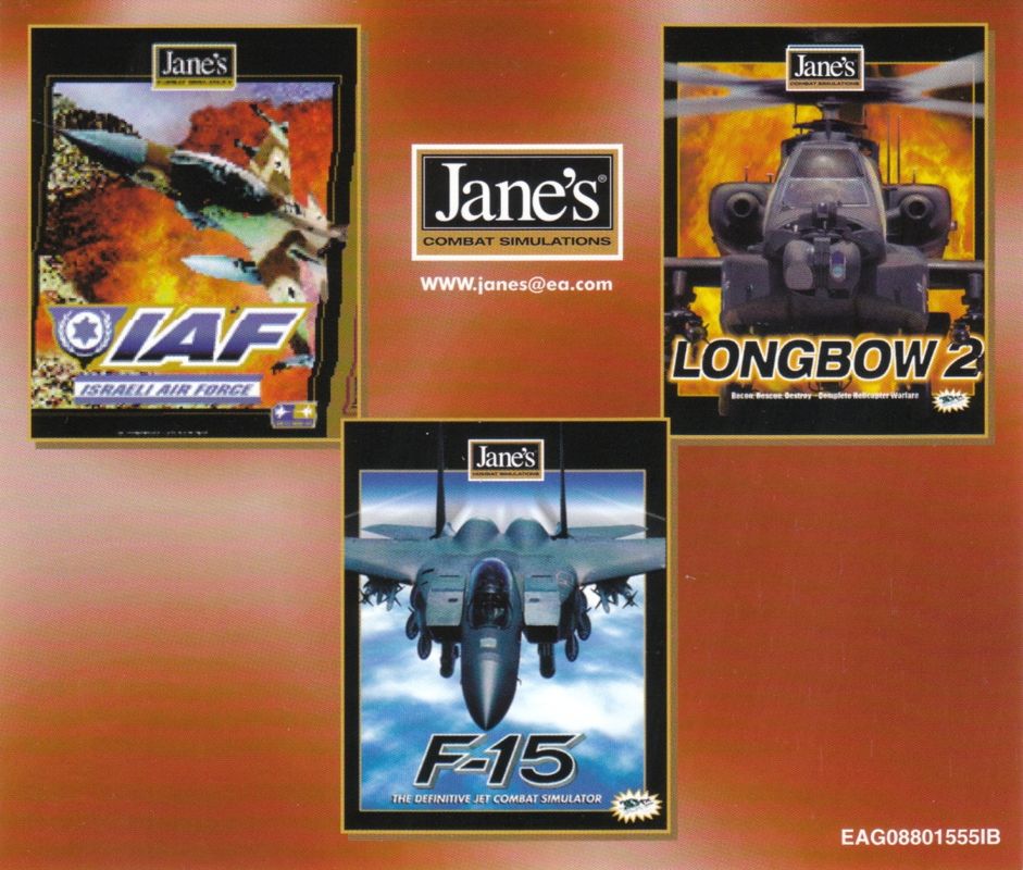 Other for Jane's Combat Simulations: WWII Fighters (Windows): Jewel Case - Back