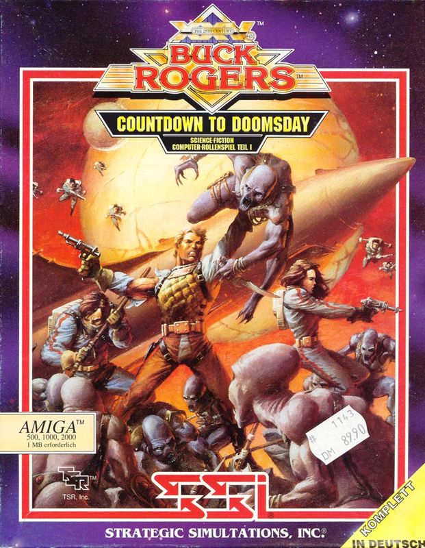 Front Cover for Buck Rogers: Countdown to Doomsday (Amiga)