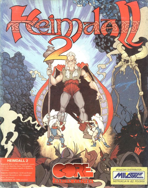 Front Cover for Heimdall 2: Into the Hall of Worlds (DOS)
