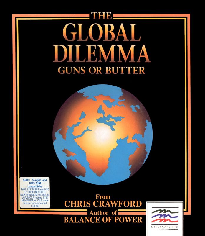 Front Cover for The Global Dilemma: Guns or Butter (DOS)