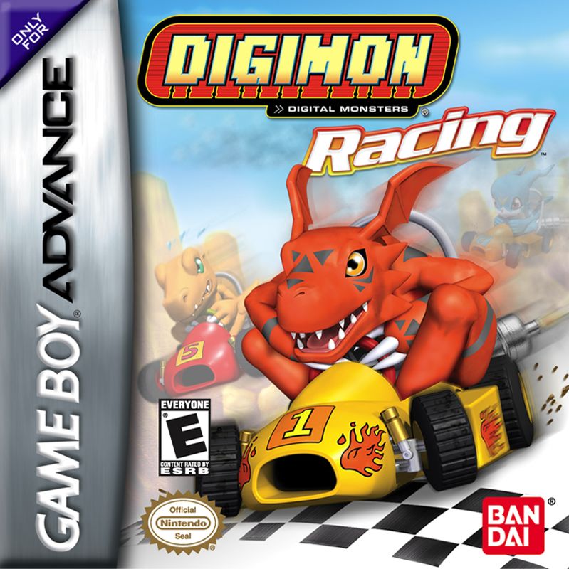 Front Cover for Digimon Racing (Game Boy Advance)