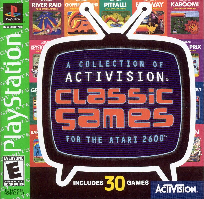Front Cover for A Collection of Activision Classic Games for the Atari 2600 (PlayStation) (Greatest Hits release)