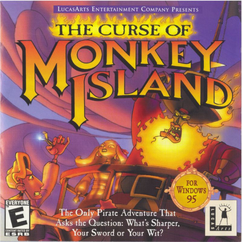 Front Cover for The Curse of Monkey Island (Windows) (Budget release)