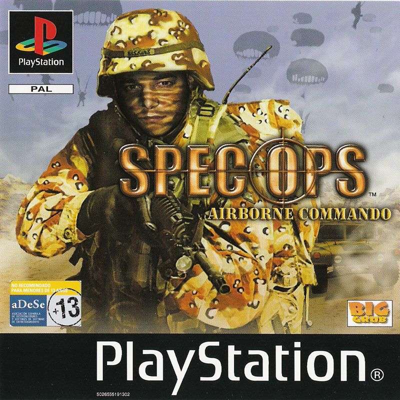 Front Cover for Spec Ops: Airborne Commando (PlayStation)