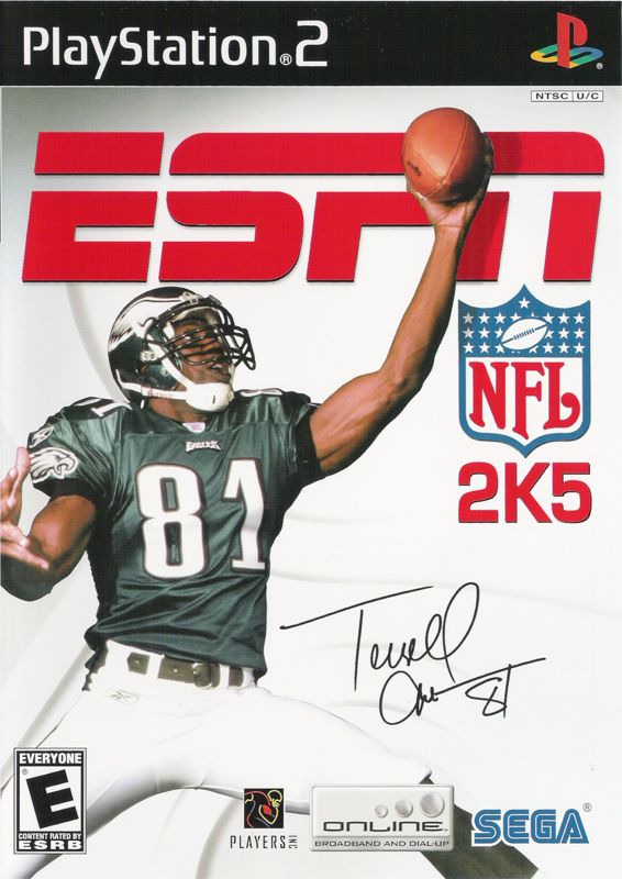 Front Cover for ESPN NFL 2K5 (PlayStation 2)