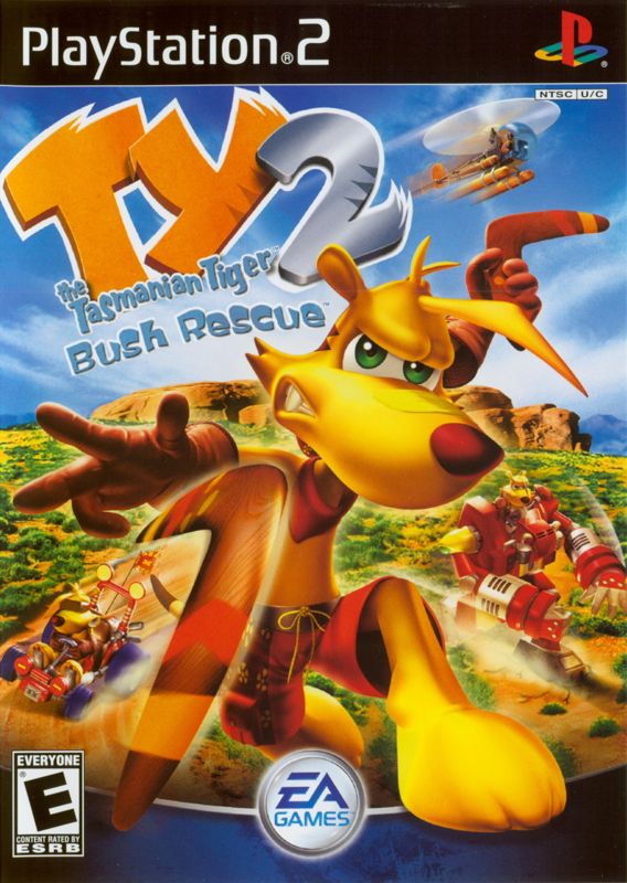 Front Cover for Ty the Tasmanian Tiger 2: Bush Rescue (PlayStation 2)