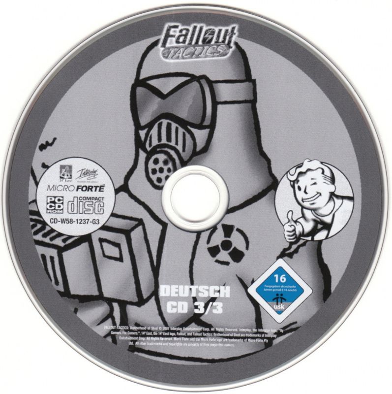 Media for Fallout Radioactive (Windows): Fallout: Tactics - Disc 3