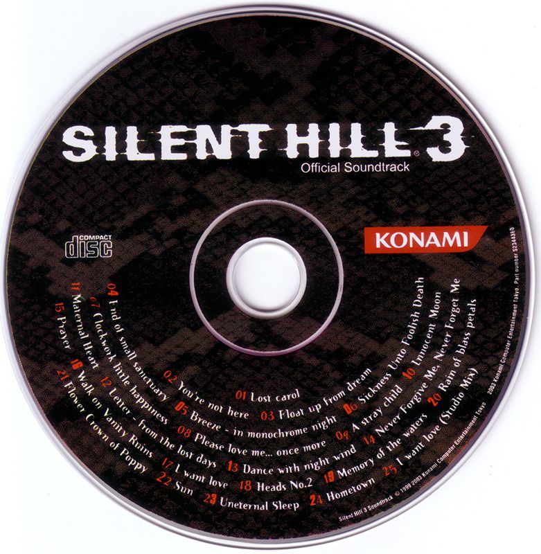 Soundtrack for Silent Hill 3 (Windows) (CD-ROM Version)