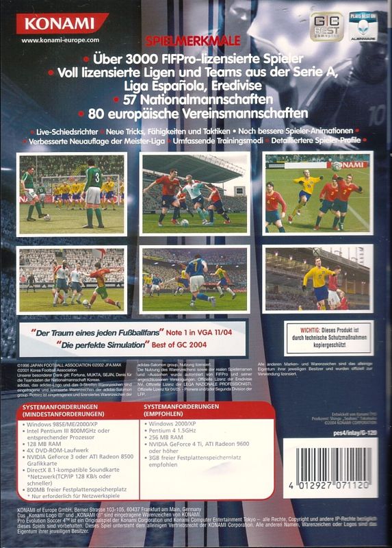 PES 2011: Pro Evolution Soccer cover or packaging material - MobyGames