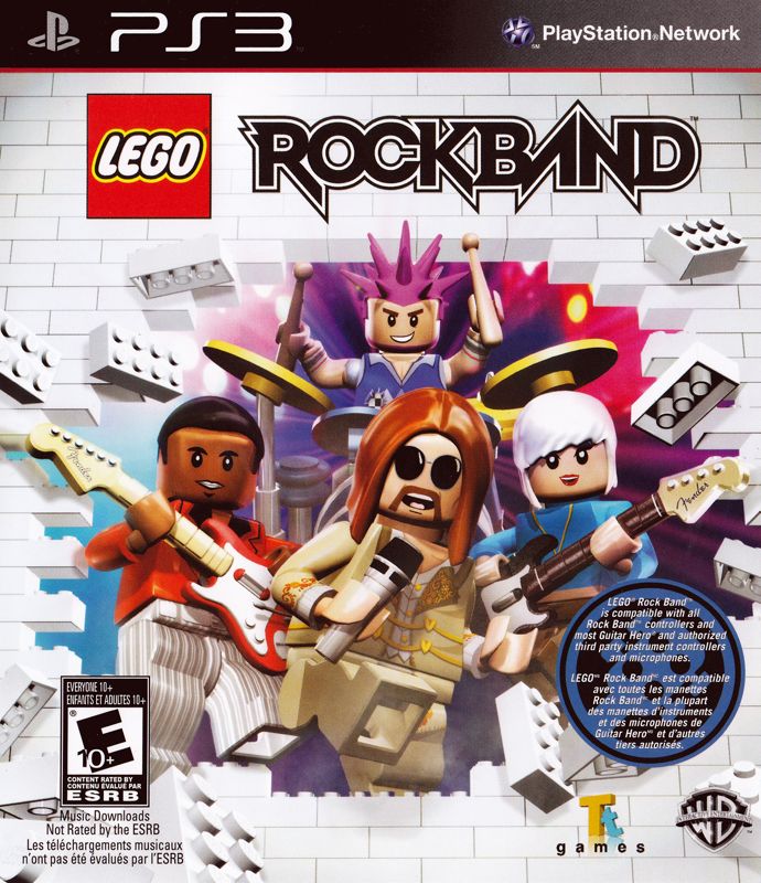 Front Cover for LEGO Rock Band (PlayStation 3)