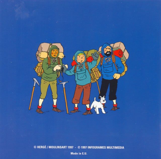 Other for Tintin in Tibet (DOS and Windows): Jewel Case - Back