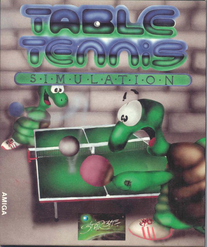 Front Cover for Table Tennis Simulation (Amiga)