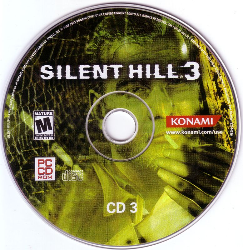 Media for Silent Hill 3 (Windows) (CD-ROM Version): Disc 3