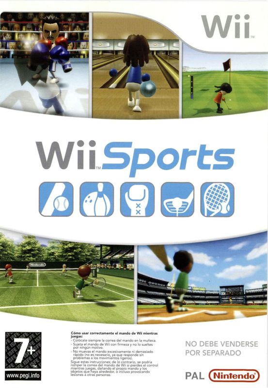 Front Cover for Wii Sports (Wii) (Bundled with Wii Console)