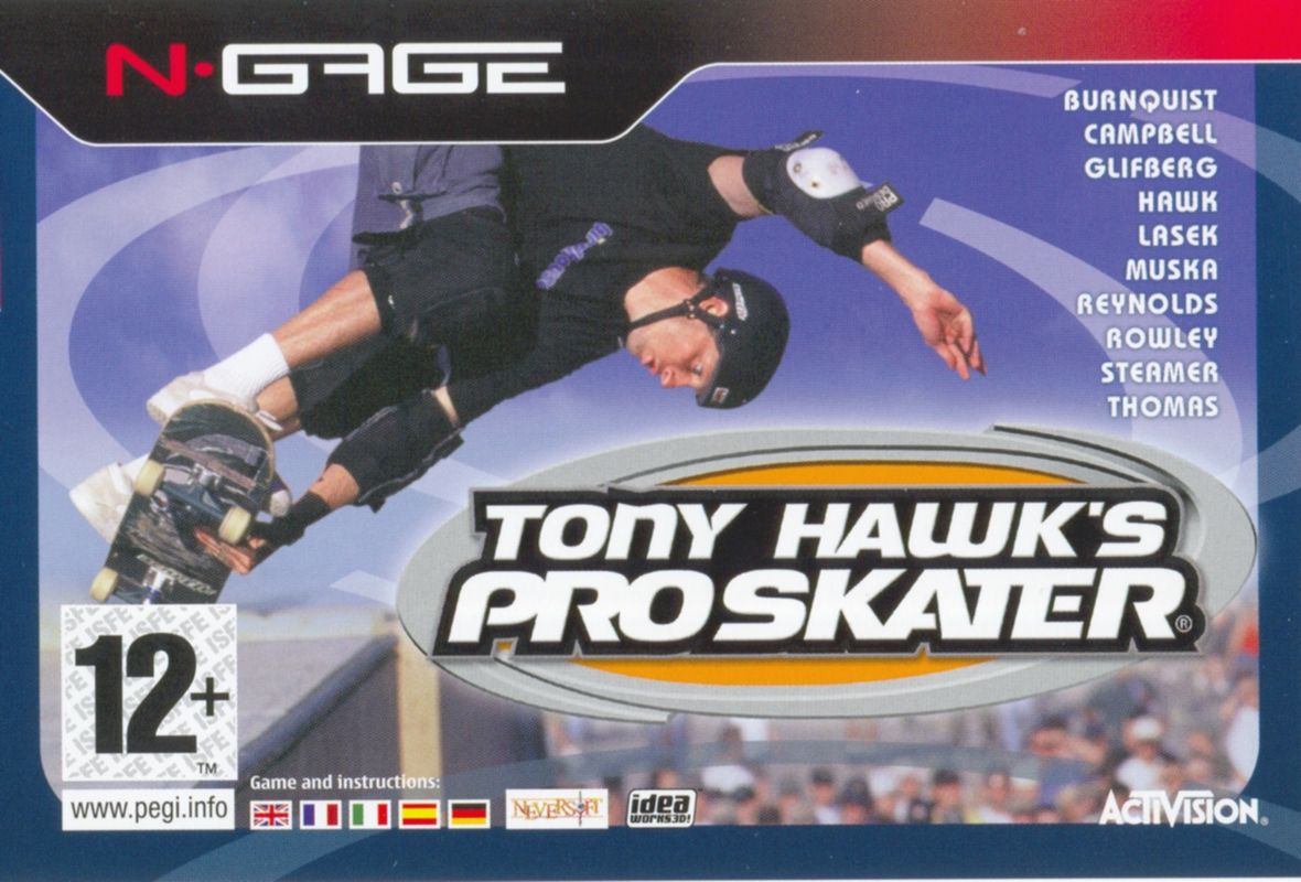 Front Cover for Tony Hawk's Pro Skater (N-Gage)