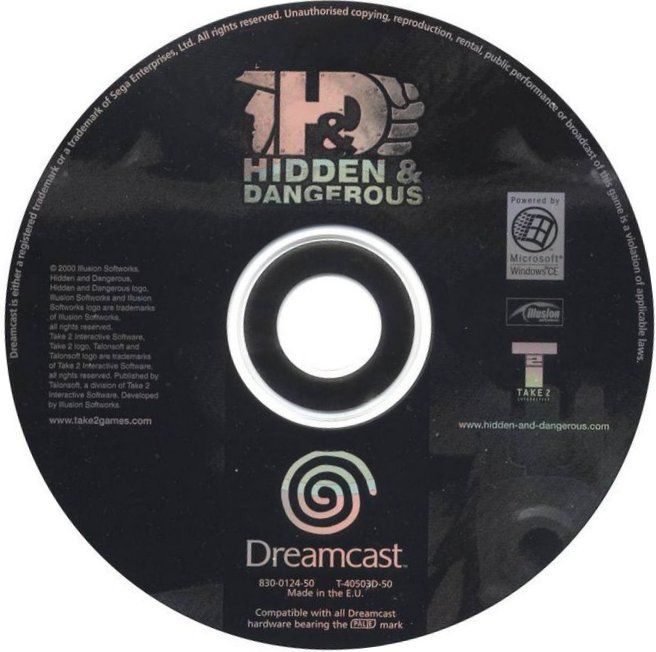 Media for Hidden & Dangerous (Dreamcast)