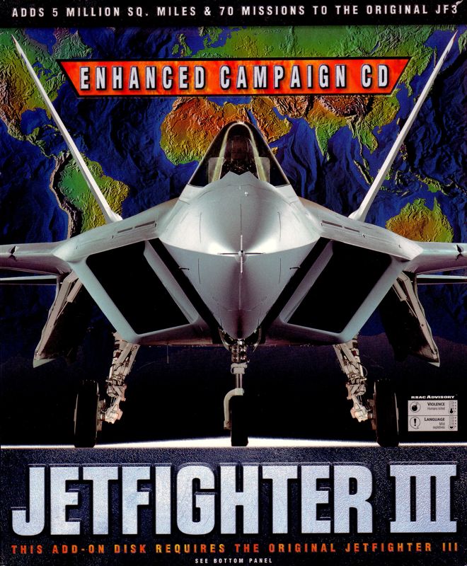 Front Cover for JetFighter III: Enhanced Campaign CD (DOS)