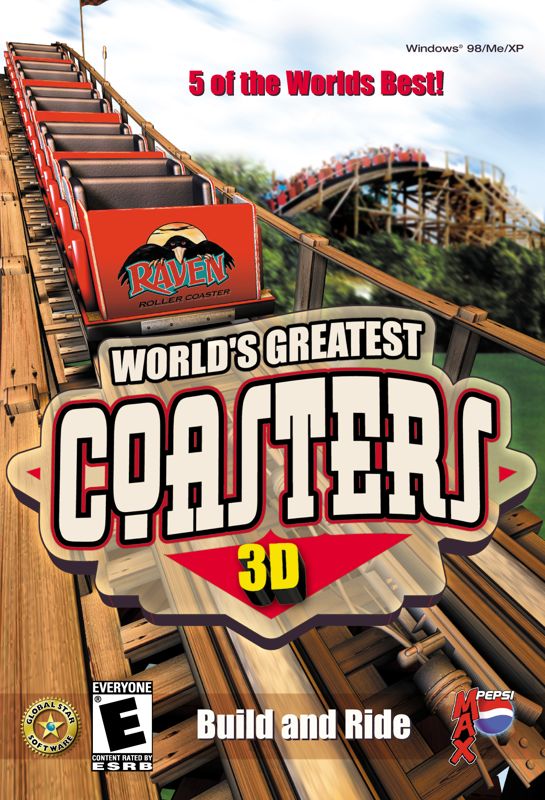 Front Cover for World's Greatest Coasters 3D (Windows)