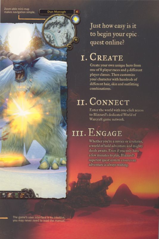 Inside Cover for World of WarCraft (Macintosh and Windows): Inside Flap #4