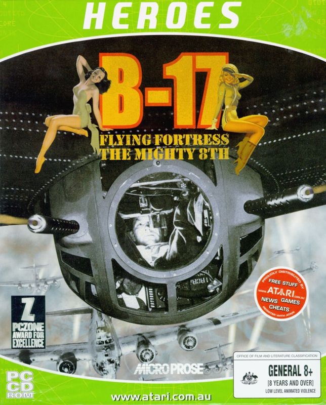 Front Cover for B-17 Flying Fortress: The Mighty 8th! (Windows) (Heroes budget release)