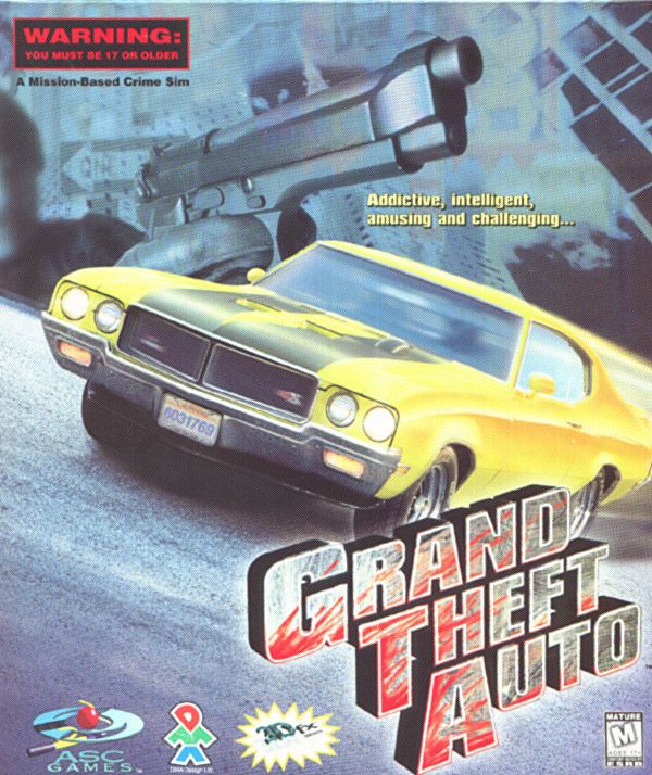 Front Cover for Grand Theft Auto (DOS and Windows) (Alternate Cover)