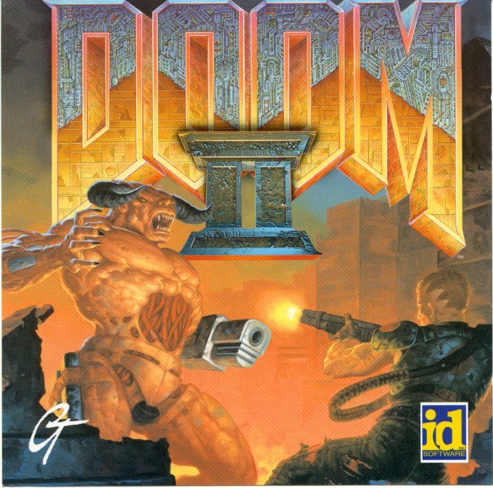 Front Cover for Doom II (DOS) (CD-ROM release)