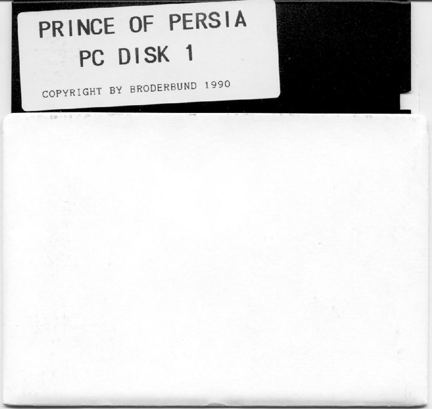 Media for Prince of Persia (DOS): Disk 1/2