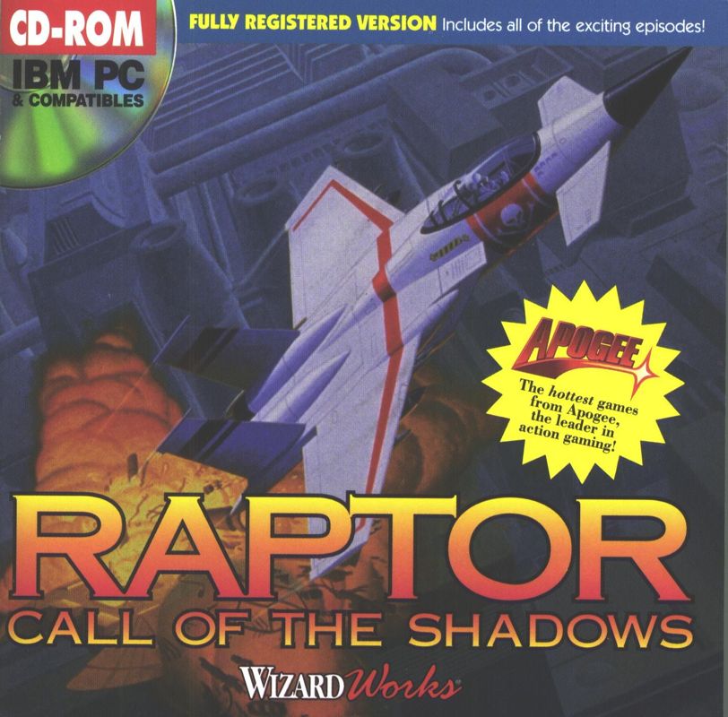 Front Cover for Raptor: Call of the Shadows (DOS) (WizardWorks full version CD release)