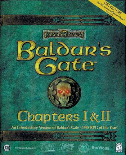 Front Cover for Baldur's Gate Chapters I & II (Windows)
