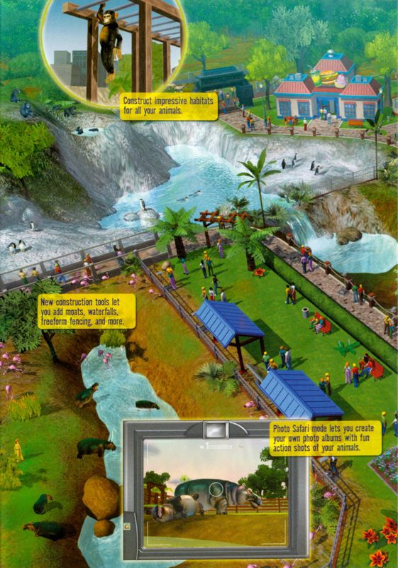Inside Cover for Zoo Tycoon 2 (Windows): Left Flap