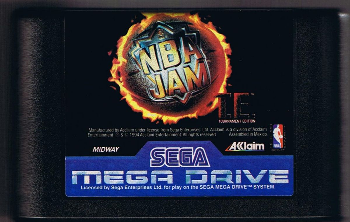 Media for NBA Jam Tournament Edition (Genesis)