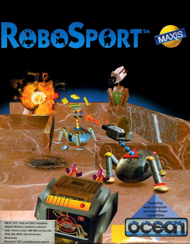 Front Cover for RoboSport (Windows 3.x)