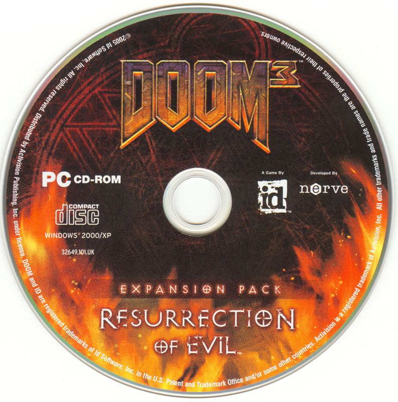 Media for Doom³: Resurrection of Evil (Windows)
