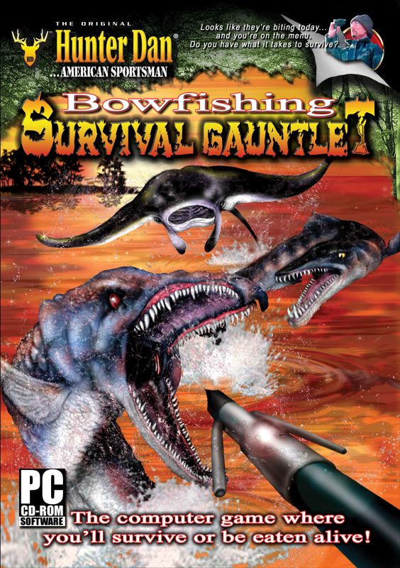 Front Cover for Hunter Dan's Bowfishing Survival Gauntlet (Windows)