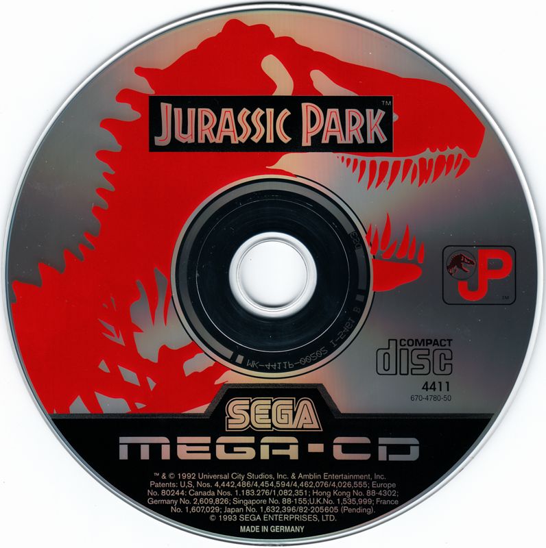 Jurassic Park Cover Or Packaging Material Mobygames 3221