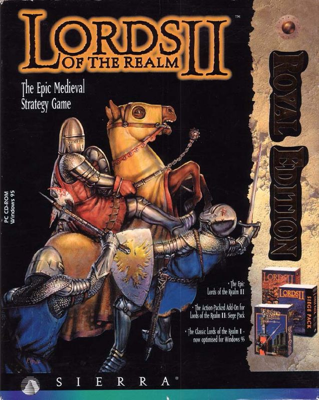 Front Cover for Lords of the Realm II: Royal Edition (DOS and Windows)