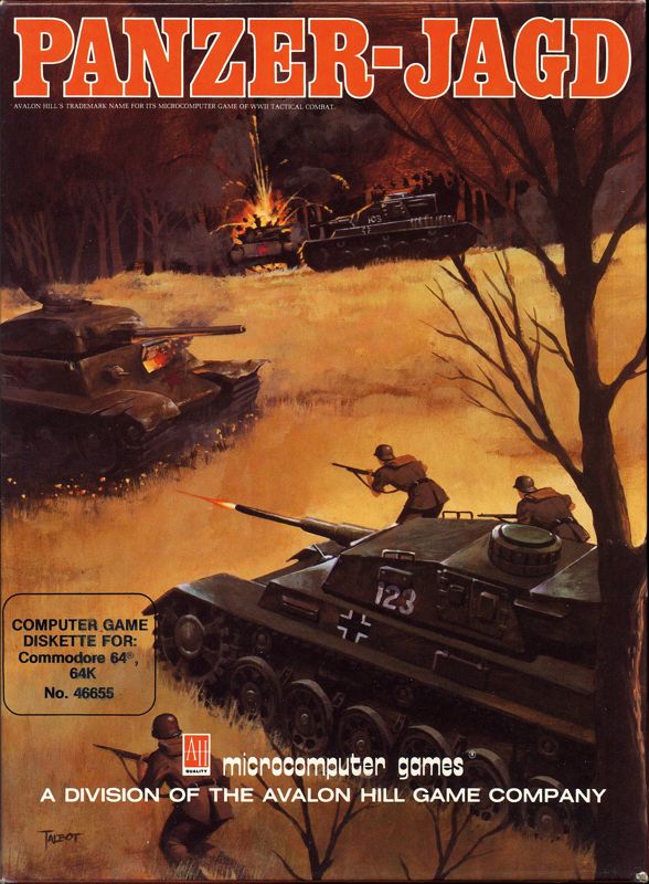 Front Cover for Panzer-Jagd (Commodore 64)