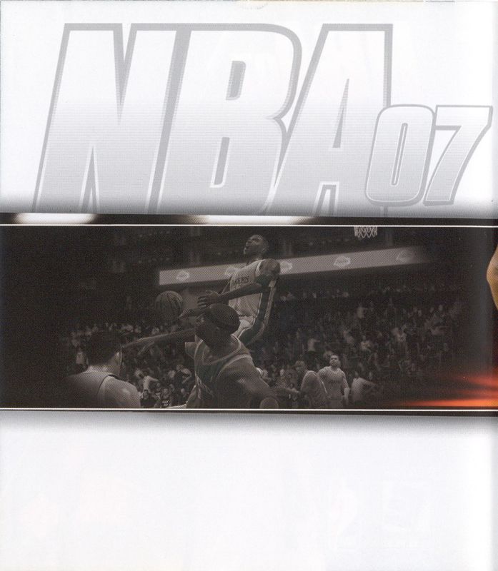 Inside Cover for NBA 07 (PlayStation 3): Left Side
