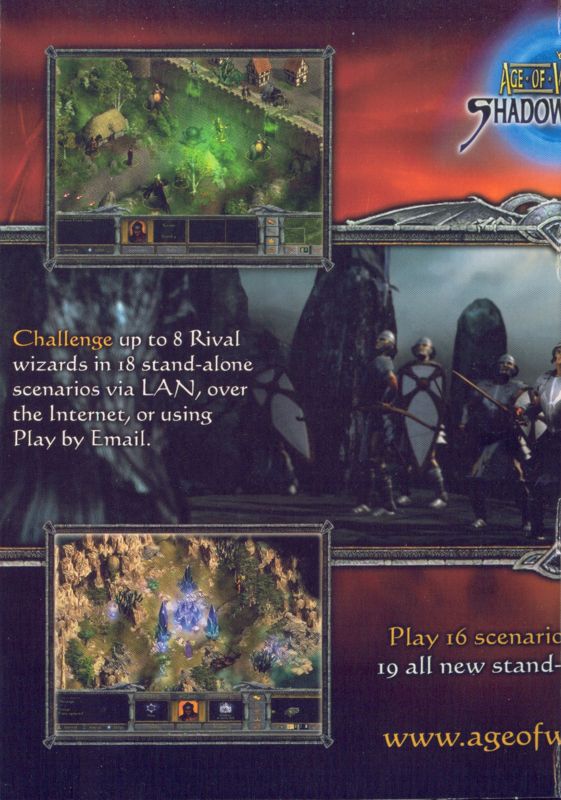 Inside Cover for Age of Wonders: Shadow Magic (Windows): Left